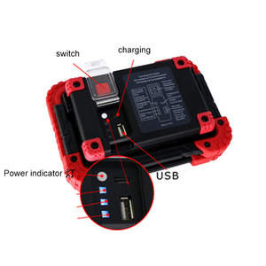 Ngoài Trời Di Động Làm Việc Ánh Sáng Đèn Pin Siêu Sáng 10W 1050 Lumen COB Treo Làm Việc Ánh Sáng - Product Image 3