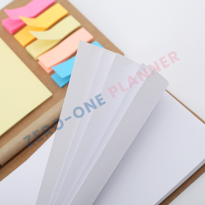 Juego de papel de notas pequeñas al por mayor personalizado con bolígrafo Mini Bloc de notas de índice y Bloc de notas autoadhesivo Bloc de notas - Product Image 5