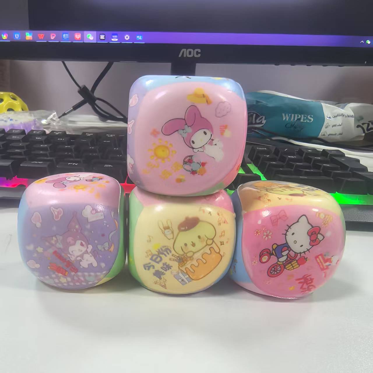 ลูกเต๋าซานริโอ้แบบผสม - สินค้าพร้อมส่งทันที