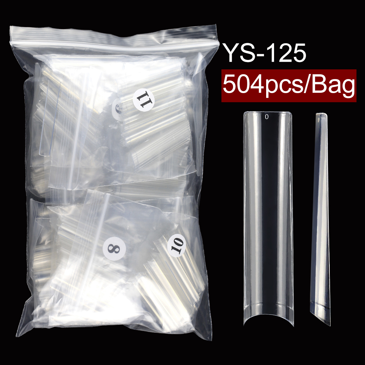 YS-125(504pcs/Bag) Clear