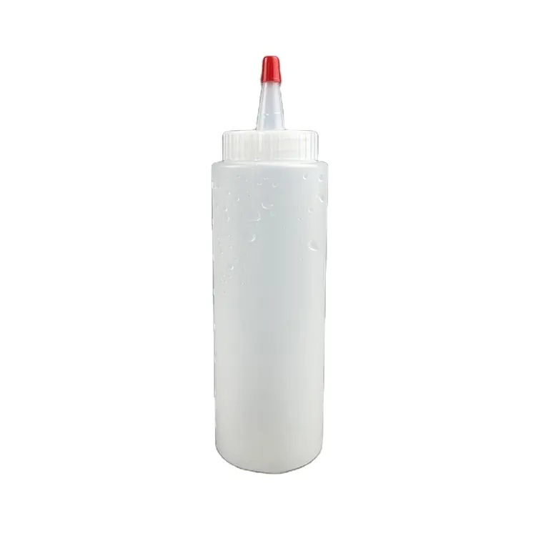 Dispenser per bottiglie con tappo a vite di senape e Ketchup in plastica da 120ml 240ml