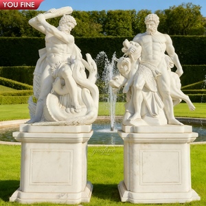 Youfine tùy chỉnh cuộc sống ngoài trời Kích thước thần thoại điêu khắc bắt cóc Bernini Pluto và tượng đá cẩm thạch proserpina - Product Image 3