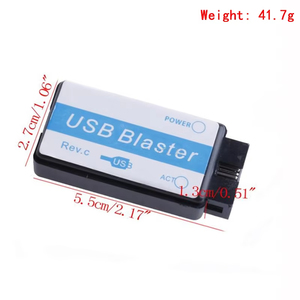 USB Blaster Mini Cable USB Cable de conexión JTAG de 10 pines para programador CPLD FPGA NIOS JTAG compatible con todo para dispositivo ATLERA