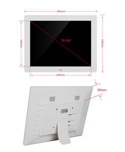 12Inch Wall Clock <strong>Multi</strong> <strong>Function</strong> Led Backlit Electrion <strong>Digital</strong> <strong>Photo</strong> <strong>Frame</strong> Review <strong>With</strong> Remote Control - Product Image 5