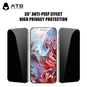 ATB <span class=keywords><strong>2025</strong></span> bán buôn bảo vệ màn hình riêng tư chống gián điệp kính cường lực cho iPhone 17 16 15 14 Pro Max bảo vệ màn hình - Product Image 2