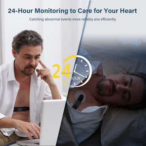 Viatom Remote Patient Monitoring IoT Solutions by Bluetooth Roaming Gateway 24-Hour ECG/EKG Monitoring