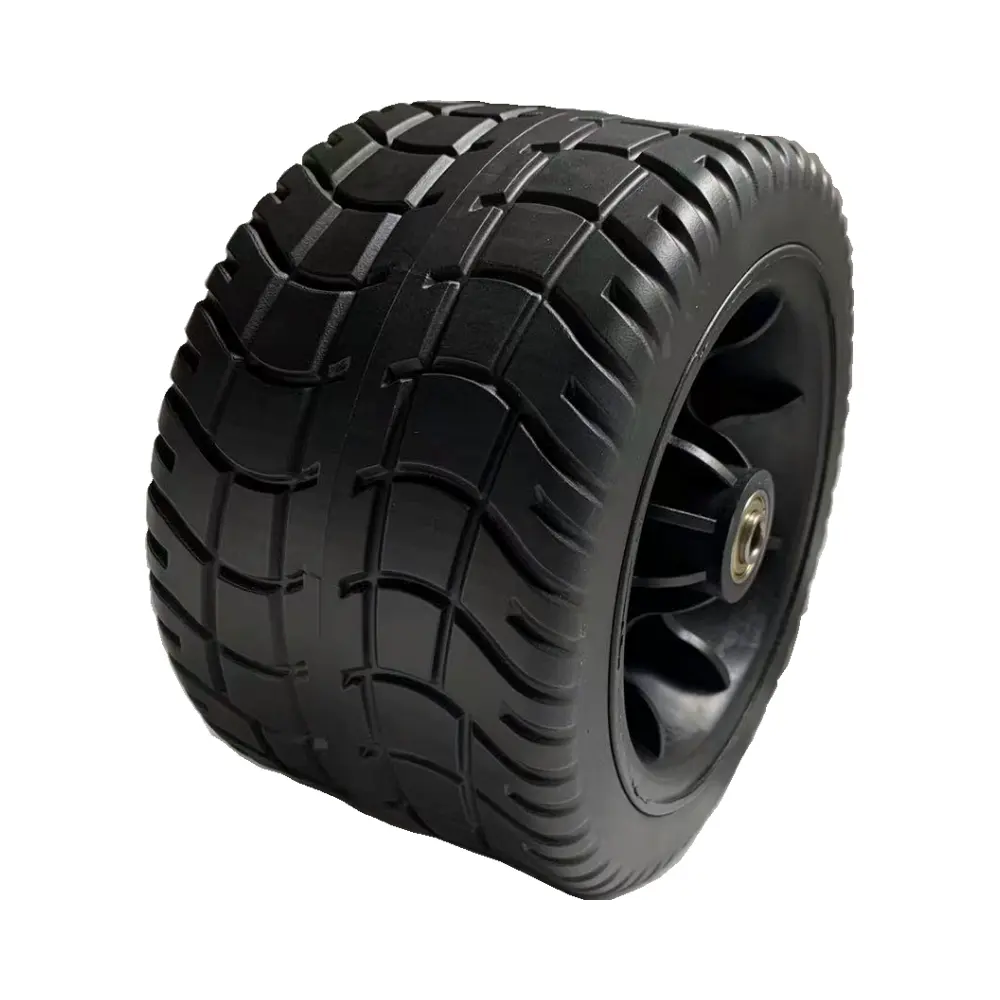 Wholesale 8 Inches Solid Rubber Wheel PU Foam / Plastic PVC 4 Inches Solid Rubber Tires Wheels Used to Trolleys or Tools Cars