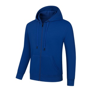 Spring and Autumn Solid Color Hoodie Zipper <strong>Open</strong> Hoodie Men's and Women's Work Clothes Group Clothes Printed Embroidered Logo - Product Image 3