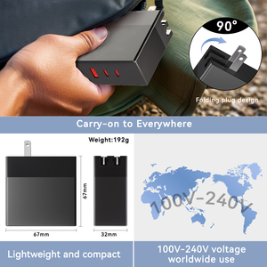 PD 100W GaN <strong>Charger</strong> Single Type C Port Mutil USB C Universal Travel <strong>Charger</strong> with OTP &amp; OVP Protection 3.0 Function - Product Image 2