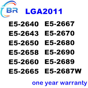 E5-2640 E5-2643 E5-2650 E5-2658 E5-2660 E5-2665 E5-2667 E5-2670 E5-2680 E5-2690 E5-2689 E5-2687W LGA2011 6 çekirdek - Product Image 1