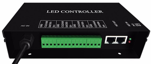 4 канала Led управление музыкой RJ45 Ethernet для DMX контроллер