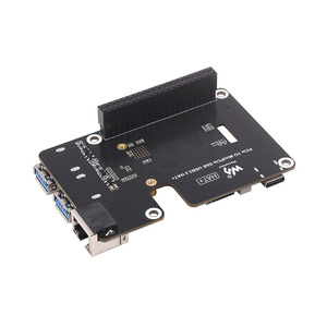 Cappello da PCIe a MiniPCIe GbE USB3.2 +, supporta il modulo 4G di interfaccia MiniPCIe, rete ad alta velocità, cappello lampone Pi 5 - Product Image 2