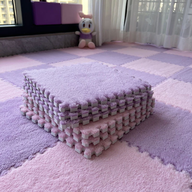 Purple and pink-with edge trim