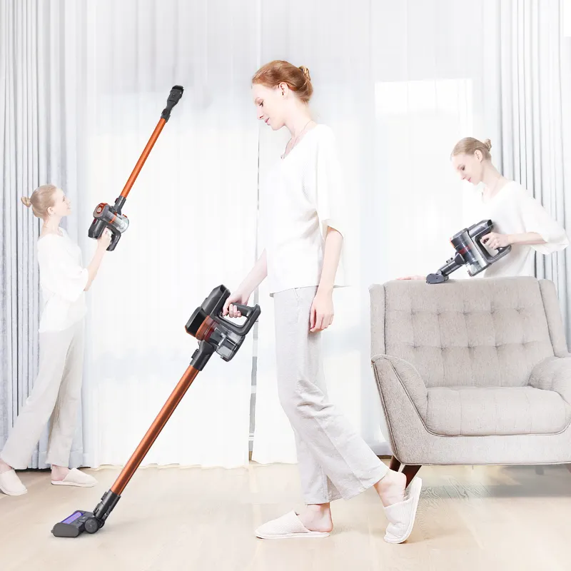 OEM Cordless Vacuum Cleaner, Powerful Suction Stick Vacuum with 30min Long Runtime Detachable Battery