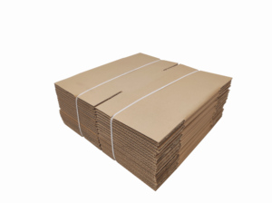 กล่องกระดาษลูกฟูกผนังเดี่ยว20*20*20ซม. กล่องกระดาษบรรจุภัณฑ์ทรงสี่เหลี่ยมดีไซน์โลโก้ตามสั่ง - Product Image 5