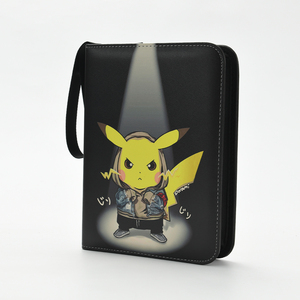 A6/A5 DIY Thiết kế lá lỏng lẻo nhà hàng hóa đơn memu thư mục danh mục đầu tư thăng hoa PU da Chất kết dính Nhật Ký máy tính xách tay với chủ thẻ - Product Image 3