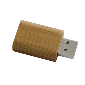 竹木胡桃木USB A环保数据安全保护隐私笔记本电脑充电手机usb数据拦截器。 - Product Image 3