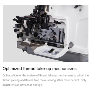 Kullanılan JACK E3 yüksek hızlı doğrudan sürücü güç tasarrufu overlok makinesi dört iplik overlok DİKİŞ MAKİNESİ - Product Image 4