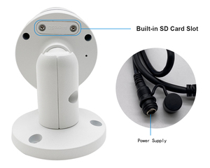 IP67 Waterproof <strong>Bullet</strong> H.265/H.264 YCX 5MP Full Real Time Ip <strong>Camera</strong>, POE <strong>Camera</strong> Ip,with 2pcs IR <strong>Array</strong> <strong>LEDs</strong> - Product Image 3