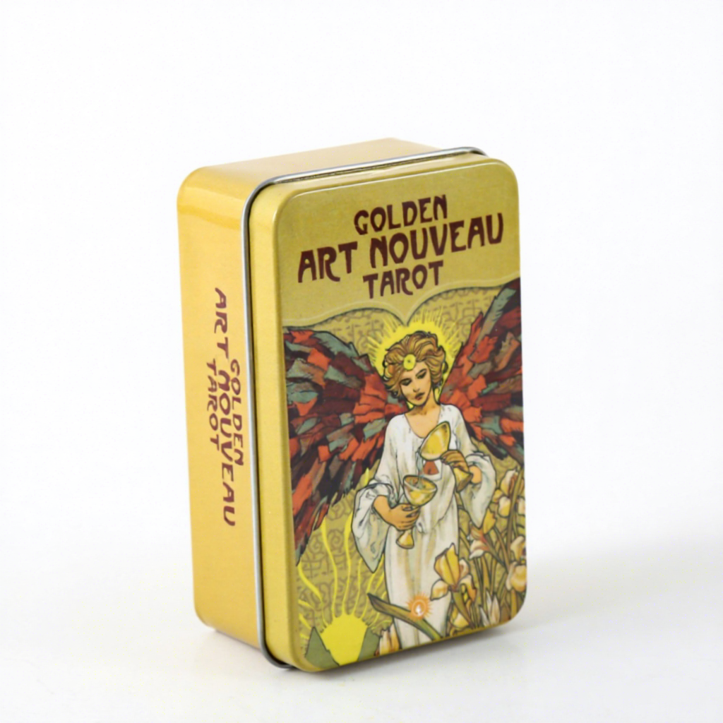 Caja de hojalata art nouveau