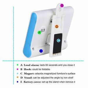 Große magnetische digitale LCD-Küche Kochen digitaler Timer Countdown Up Clock Timing Clock Lauter Alarm - Product Image 5