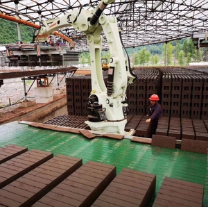 Máquina automática de apilamiento de robots para ladrillos holandeses, nueva condición, máquina de fabricación de bloques de pavimentación de hormigón con cenizas volantes para la construcción - Product Image 2