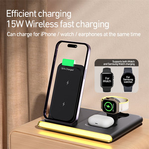 Tech Gadgets 15W Multi-Function Fast <strong>Charger</strong> <strong>All</strong>-In-One Wireless <strong>Charger</strong> for iPhone 15 14 13 12 Pro Max for Airpods IWatch - Product Image 3