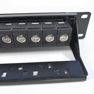 CAT6 Venta directa de fábrica RJ45 UTP sin herramientas 24 puertos Red Modular Patch Panel 1U Cat6 Keystone Jack Patch Panel - Product Image 3