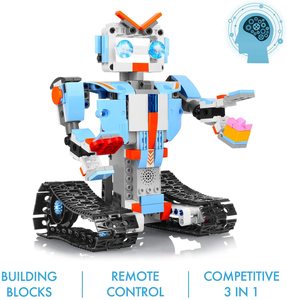 Yapı taşı RC Robot oyuncaklar kitleri, uzaktan ve APP kontrol Robot araya mühendislik setleri STEM yapı oyuncaklar çocuklar için
