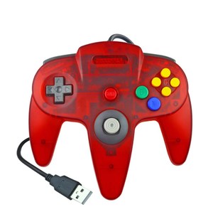 Commercio all'ingrosso Multi Colori di N64 Controller di Gioco USB Wired Gamepad Joypad del Gioco di Joystick Per PC Mac Android TV Box Console di Gioco