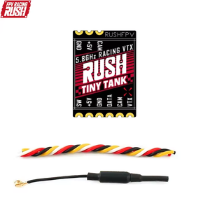 RUSHFPV微型坦克纳米VTX 48CH 350毫瓦发射器5v输入带发光二极管扩展板FPV发射器，用于FPV赛车牙签呼呼 - Product Image 5