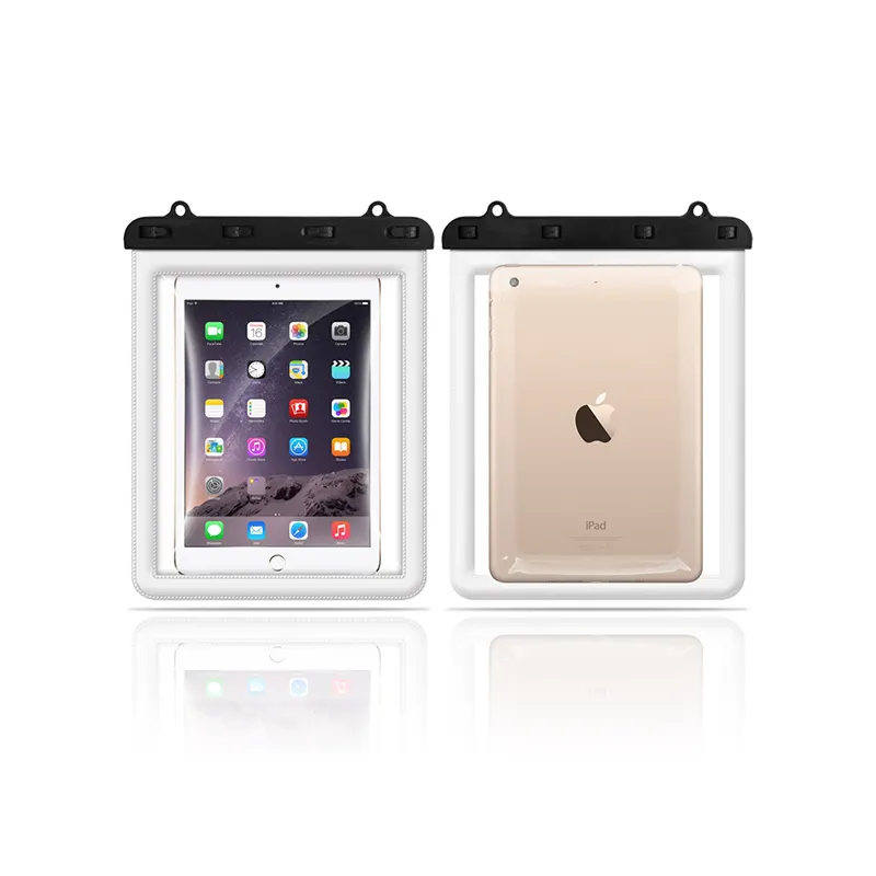 Funda impermeable de Pvc Ipx8 para tableta, bolsa impermeable con logotipo personalizado para teléfono Ipad, venta al por mayor