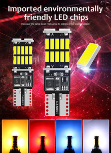 A80 <strong>DC</strong> <strong>12V</strong> New Style Car <strong>Led</strong> Bulb 26smd 4014 Error Free Canbus T10 <strong>Led</strong> Canbus W5W 194 192 <strong>LED</strong> Bulb White Red <strong>Green</strong> Blue - Product Image 4