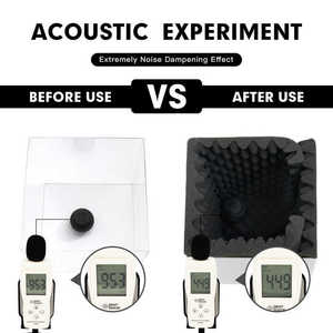 AUSLET 24 confezioni di casse per uova in schiuma insonorizzata pannelli a parete in schiuma ad alta densità ignifuga - Product Image 5