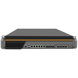 BKHD 2U Dual PSU Firewall Hardware Hardware Intel Atom processore C3758 6L 8*10G SFP supporto 4G 5G Wifi Ubuntu Pfsense Win - Product Image 1