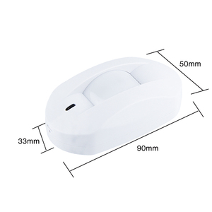 Precio de fábrica 12V Detector de cortina pequeña Sensor PIR Detector de infrarrojos pasivo de ángulo estrecho Mini Sensor de movimiento de alarma de ventana - Product Image 5