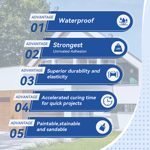 Sửa chữa vết nứt bê tông màu xám xây dựng ô tô Mastic Sealant 600 ml mái tremco Sealant vulkem 116 Sika Sikaflex-11 FC Pro - Product Image 2