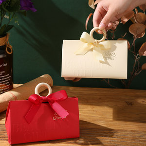 สง่างามแบบพกพาริบบิ้นกล่องของขวัญแต่งงาน - Product Image 4