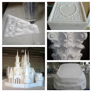 China Spezielle CNC Schaum Fräsen 4 Achsen mit spindel drehen für 3d modell, der - Product Image 6