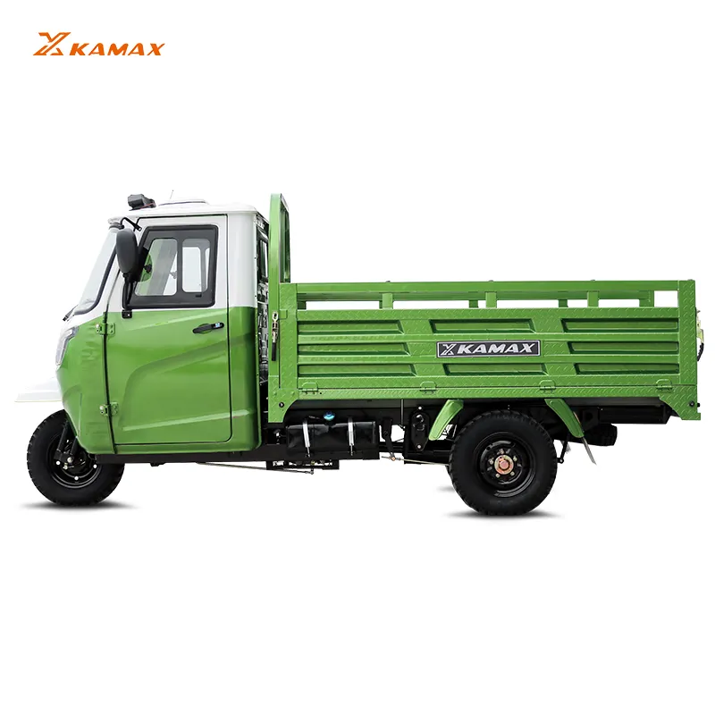 Kamax Heavy Load Tricycle 3 roues essence Tricycle cargo indien Tricycle utilisation pour le cargo