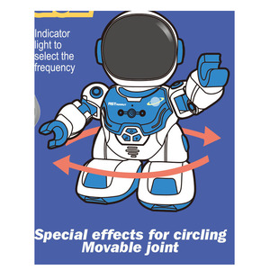 Astronaut Remote Control Intelligent <strong>Programming</strong> Robot Children's Educational Toys <strong>Learning</strong> Games Toy Robots - Product Image 2