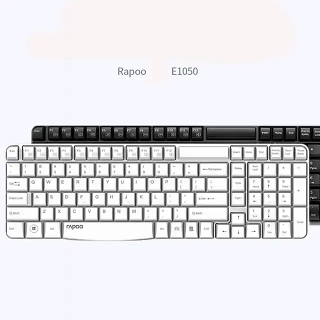 (Rapoo)E1050 wireless keyboard USB wireless business office laptop home keypad keyboard