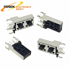 FOSEN Micro Switch PCB 8,5*16mm doppelte Halterung taktile doppelte Drucktasten schalter rechtwinklige momentane Schalter TS-1305H - Product Image 1
