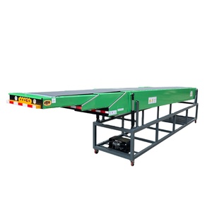 Movable Telescope Conveyor Telescopic Sugar Bag <strong>Loading</strong> Unloading With Transport Belt for Warehouse Packing Line - Product Image 1