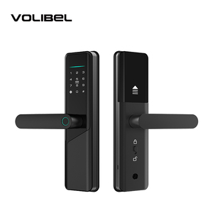 Volibel alüminyum alaşım Rfid kart şifre kodu elektrikli dijital parmak izi mavi-diş Ttlock App akıllı kapı kilidi - Product Image 6