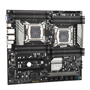 Yeni tasarım X79 Mini anakart çift destek NVME M.2 ,16 * DDR3 yuvası ile 21 * SATA3.0 - Product Image 4
