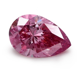 כהה ורוד מפואר אגס לחתוך Loose Moissanite 1ct 3ct 5ct 5*8mm-7*11mm הגר"א תעודת Moissanite יהלומים