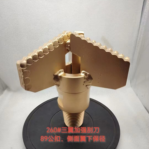 OEM ODM 3翼PDC钻头拖头用于水井矿石开采高强度工业钻石定制设计批量订单 - Product Image 2