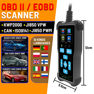 2025 Acclope DTC Lookup O2 sensore di prova Evap portatile OBD2 auto strumento di diagnostica ScannerAT100 codice di errore lettore OBD2 - Product Image 6