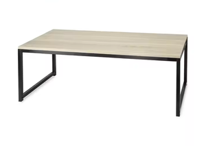 Modern Style Simple Design Living Room <strong>Rectangular</strong> White Top <strong>Nesting</strong> Metal Frame Coffee <strong>Table</strong> for Home Decor - Product Image 4